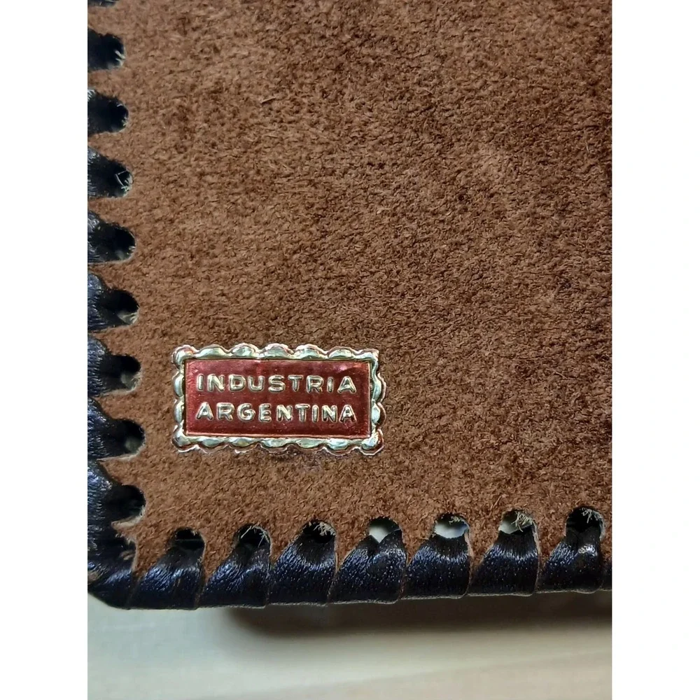 Vintage Argentine Cowhide Photo Album – Handmade Hair-on-Hide & Leather – Gaucho